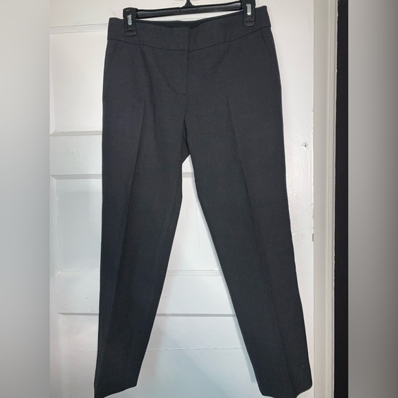 J. Crew‎ charcoal gray stretch dress pants size 2 - Picture 1 of 12
